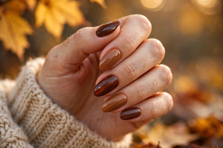 15 Brown Nail Ideas for Fall