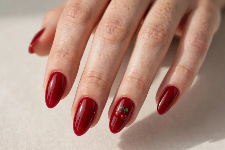 25 Cherry Nail Designs for a Bold, Juicy Manicure