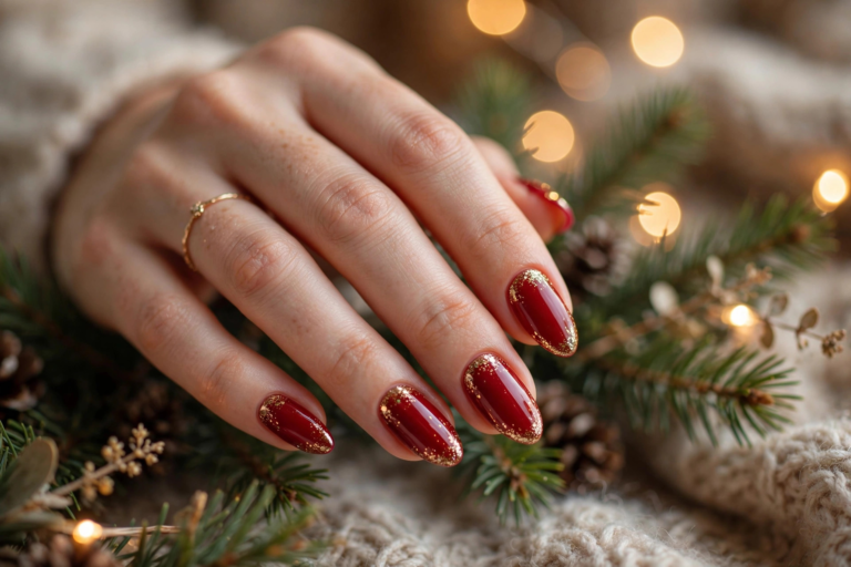 25 Cute Christmas Nail Designs for a Magical Holiday Look