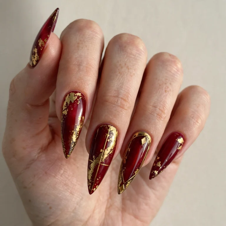 22 Stiletto Nail Designs for a Bold, Edgy Manicure
