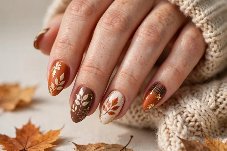 19 Fall Nail Designs Pictures for a Cozy Autumn Look