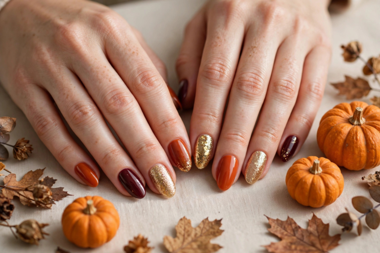 15 Fall Nail Colors and Designs for a Cozy Autumn Look