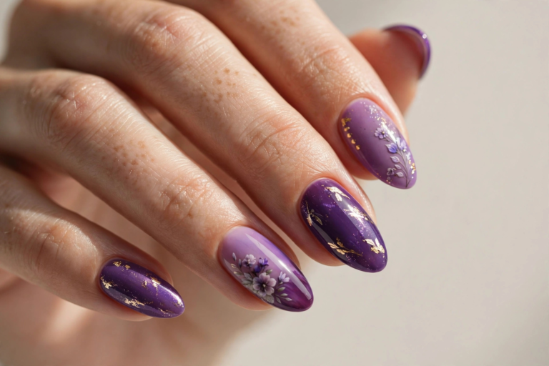 18 Nail Designs on Purple You’ll Love