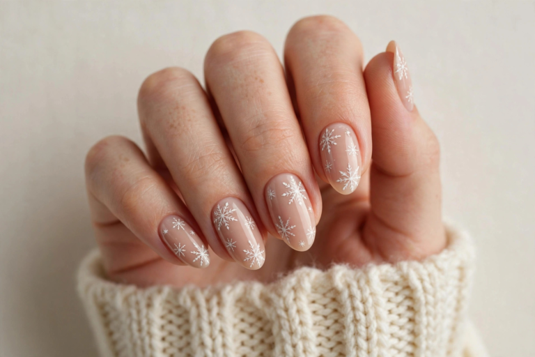15 Simple Winter Nail Designs for a Cozy Winter Look