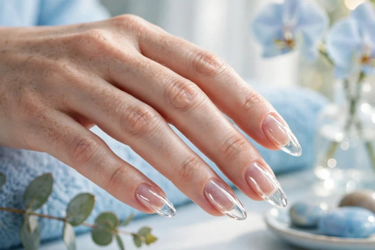 15 Glass Nail Ideas for a Sleek, Crystal-Clear Finish