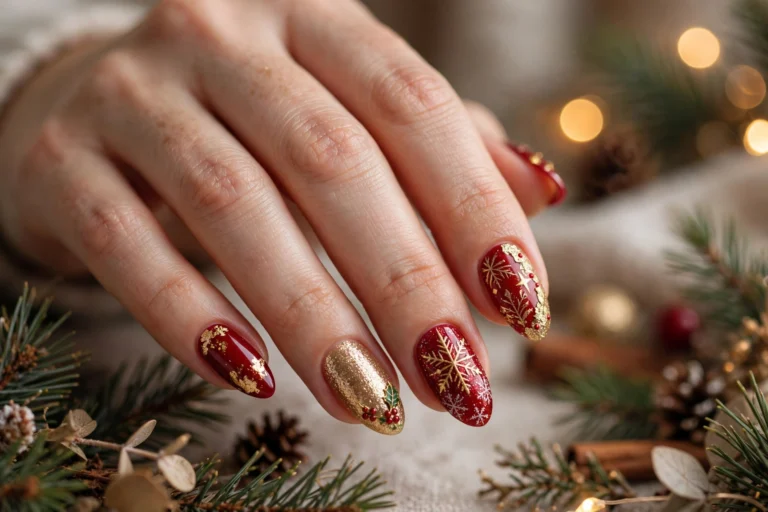 24 Holiday Nail Art Designs for a Festive Season