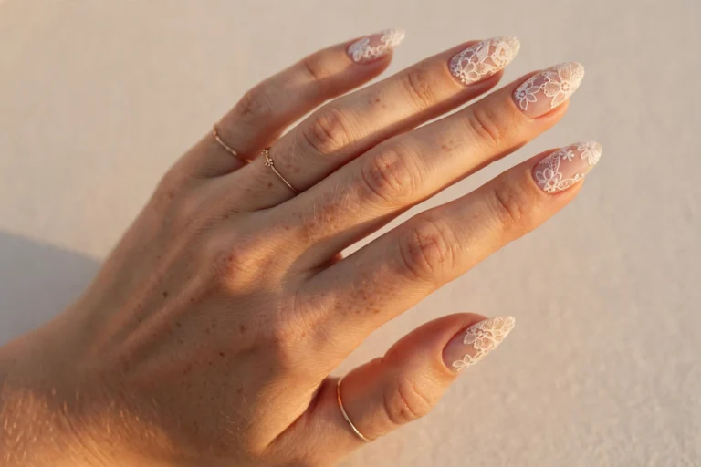 10 Lace Nail Art Ideas for an Expensive-Looking End-of-Summer Mani