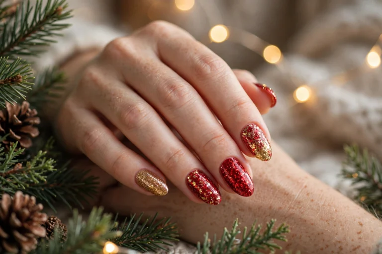 25 Nails with Christmas Designs for a Festive Holiday Look