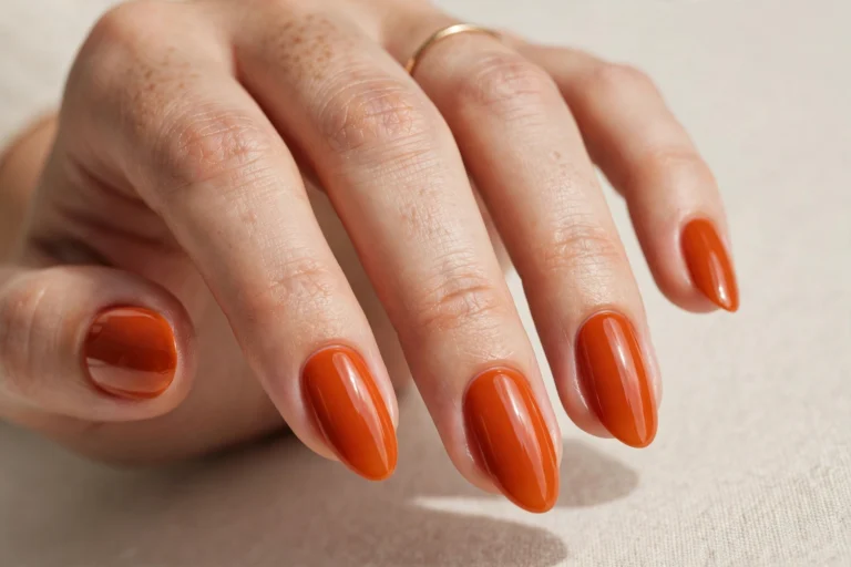 19 Orange Nail Designs