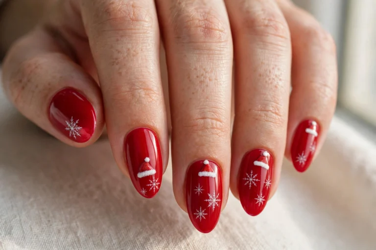 24 Santa Nail Designs for a Jolly Christmas Manicure