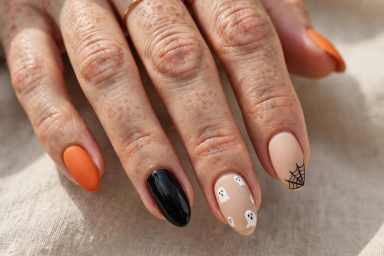 18 Simple Halloween Nail Designs for an Easy Spooky Look