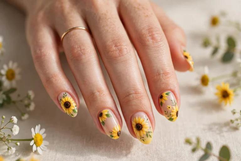 16 Sunflower Nail Designs for a Cheerful Summer Manicure (2026)