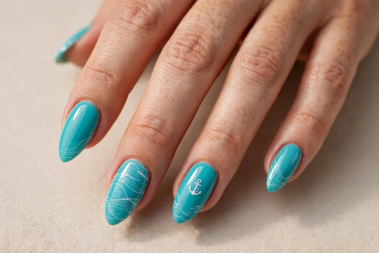 11 Turquoise Nail Looks To Keep the Nautical Vibes Going All Summer Long