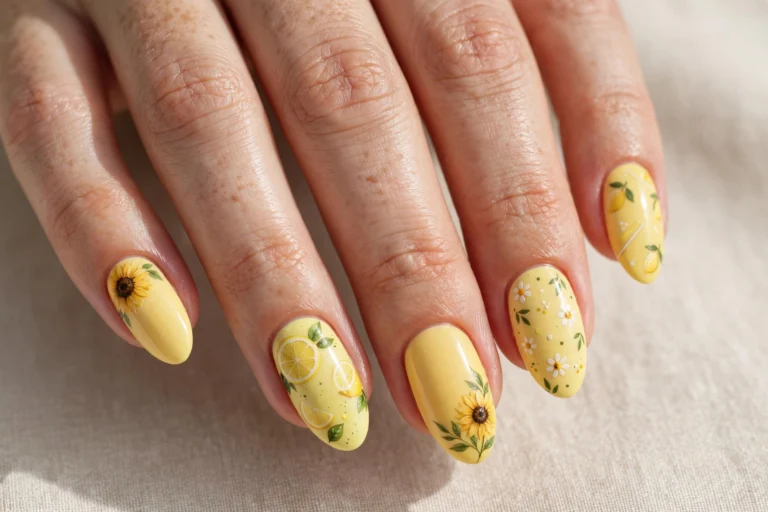24 Yellow Nail Designs for a Bright, Happy Manicure