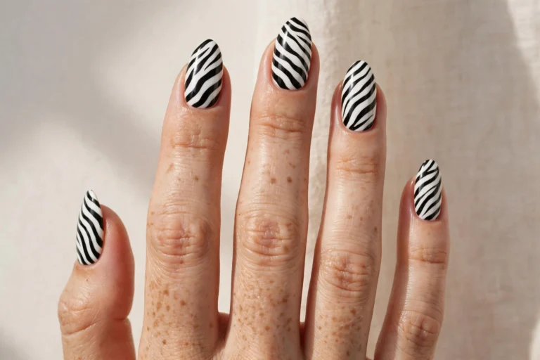 23 Zebra Nail Designs for a Bold Animal Print Manicure That Stands Out